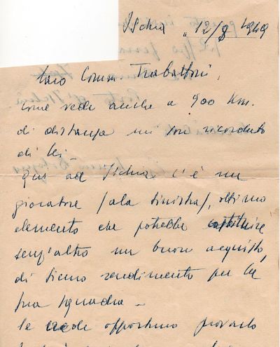Ischia calcio Ciro Barile al Milan lettera