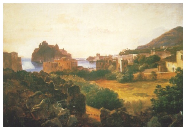 Veduta di Ischia 1790 - Storia e letteratura di Ischia
