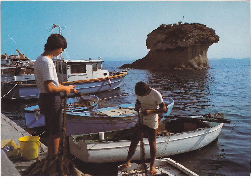 Foto Ischia anni 60 Fungo pescatori